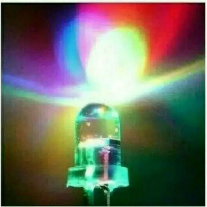 Jual LAMPU LED 5MM CLEAR TRANSPARANT, RGB, MULTI COLOR, MERAH, BIRU ...