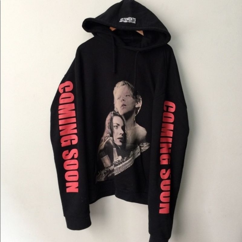 Jual Vetements Titanic Hoodie Shopee Indonesia