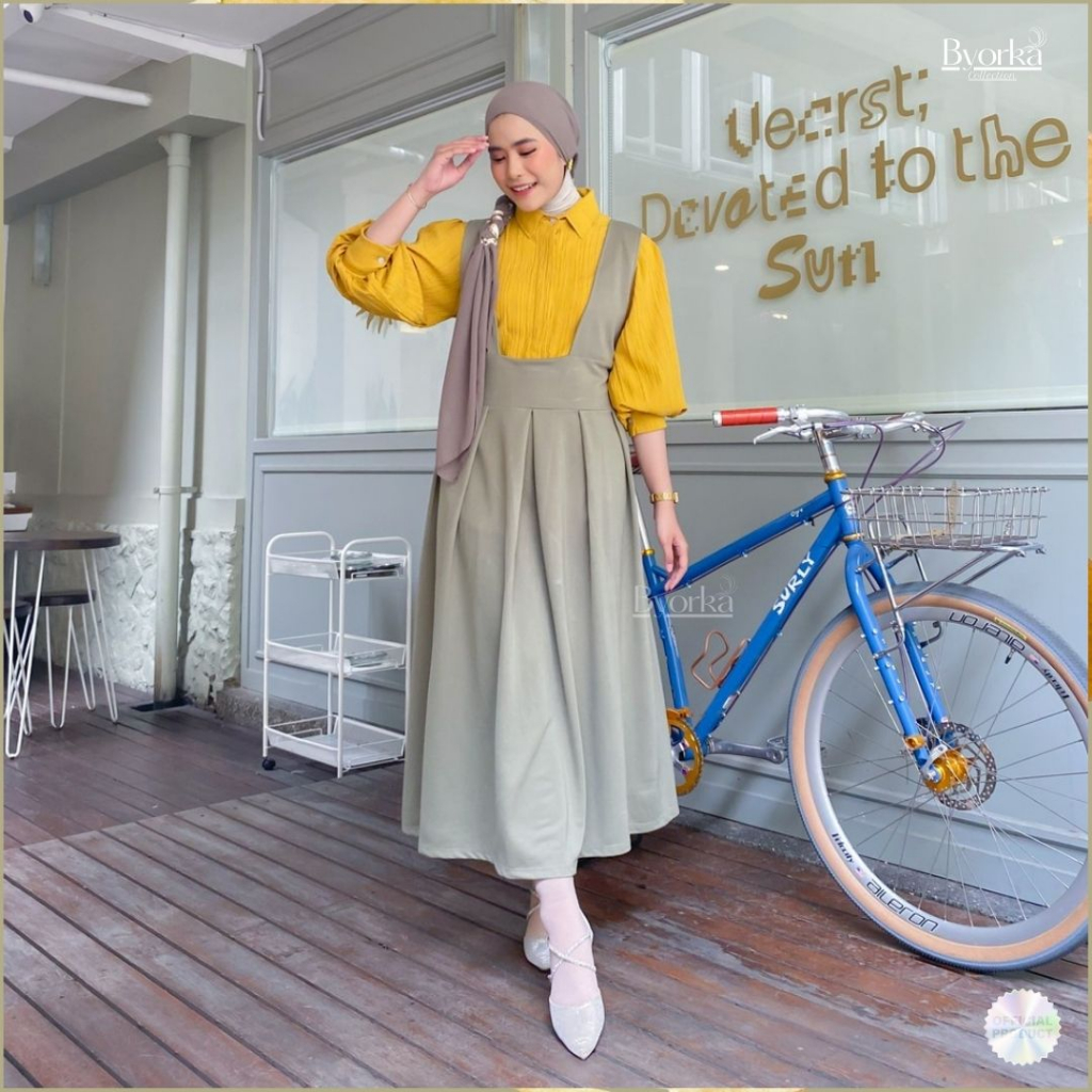 Jual overall wanita dress korea baju kodok wanita korean style jumbo