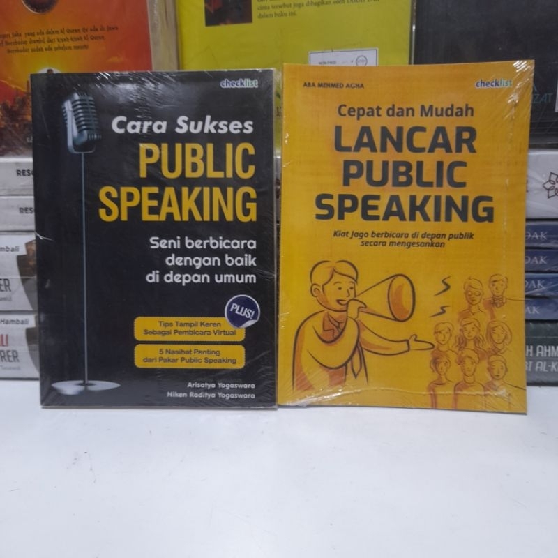 Jual Paket Buku Cara Sukses Public Speaking Dan Cepat Dan Mudah Lancar Public Speaking