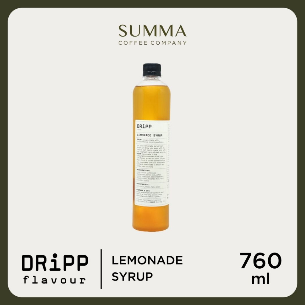 Jual DRiPP Lemonade Syrup Sirup Rasa Lemon 760 ml Shopee Indonesia
