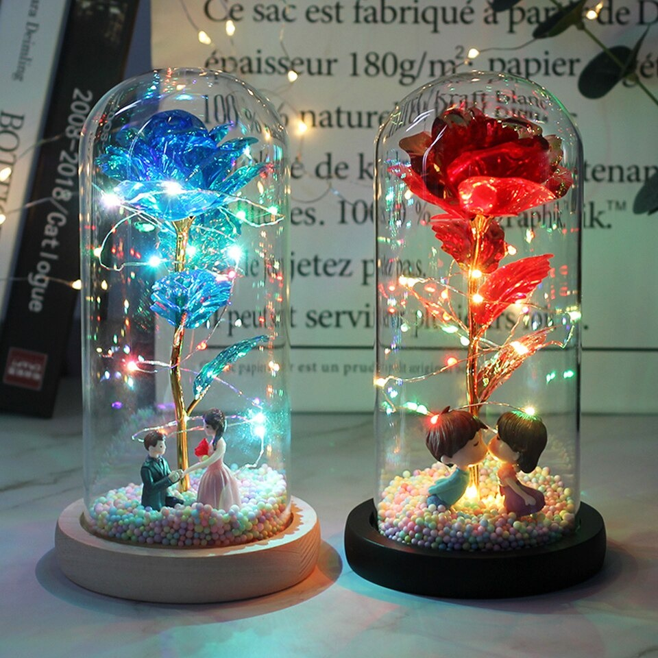 Jual Bunga Mawar Lampu Hias LED Dekorasi Rumah Meja Kamar Ruang Tamu ...