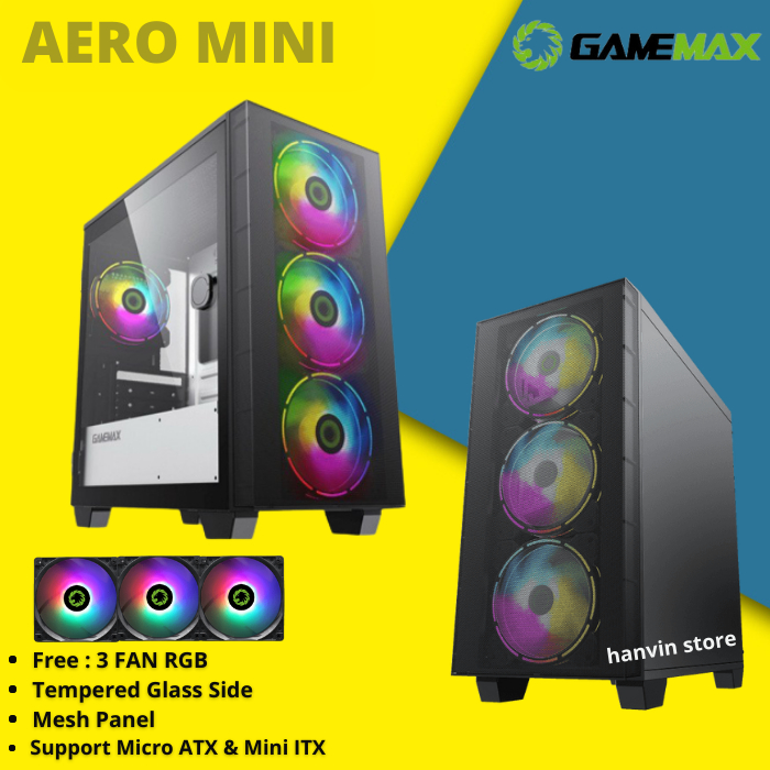 Jual Gamemax Revolt ATX ARGB Gaming PC Case with PWM and Rainbow ARGB Hub  di Seller GameMax Store - Mangga Dua Selatan, Kota Jakarta Pusat