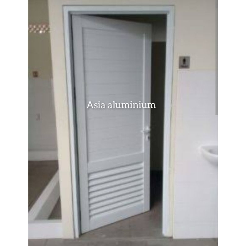 Jual pintu aluminium + jalusi | Shopee Indonesia