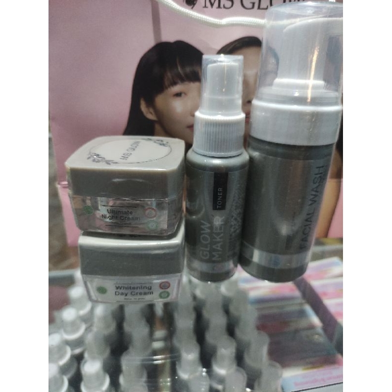 Jual SELLER RESMI MS GLOW PAKET ULTIMATE MS GLOW HEMPAS FLEK HITAM NODA