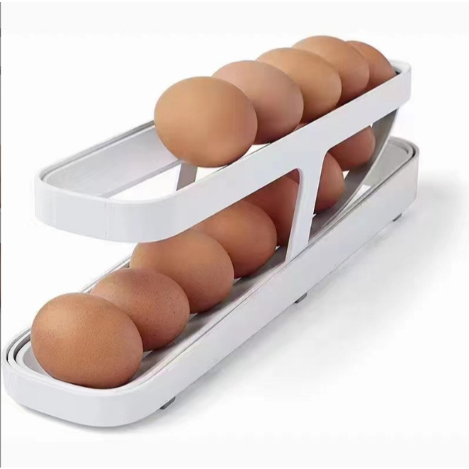 Jual Rak Telur Kulkas Penyimpanan Telur bergulir otomatis penyimpanan ...