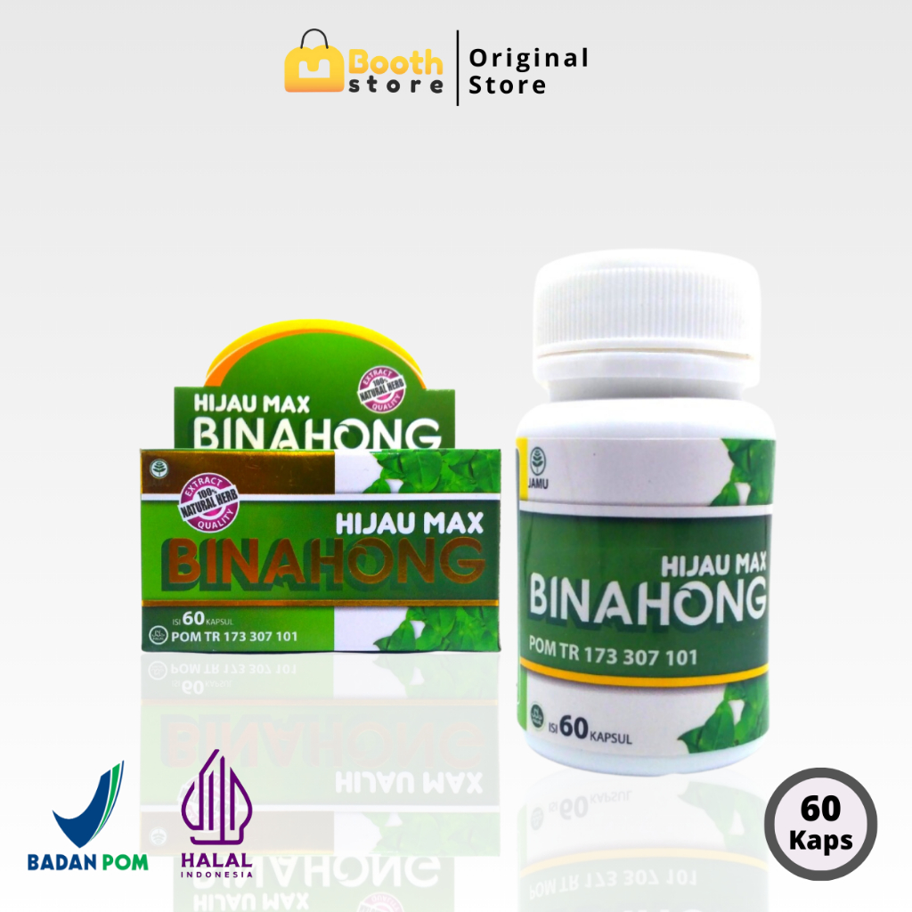 Jual Kapsul Binahong Hijau Max Original Ekstrak Daun Binahong Asli