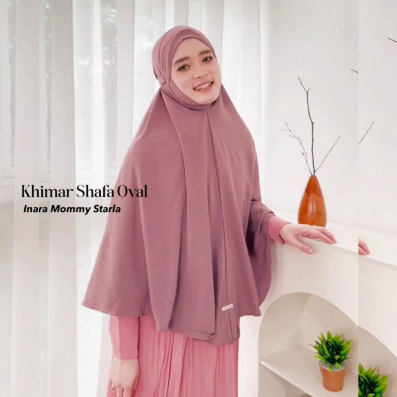 Jual Khimar Shafa Oval & Shafa L By BeCoverU ( Hijab Bergo Umroh ...