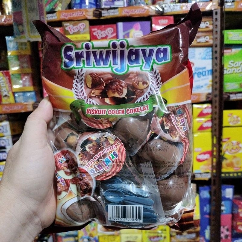 Jual Biskuit Colek Cokelelat Sriwijaya Harga 1 Bungkus Isi 25pics