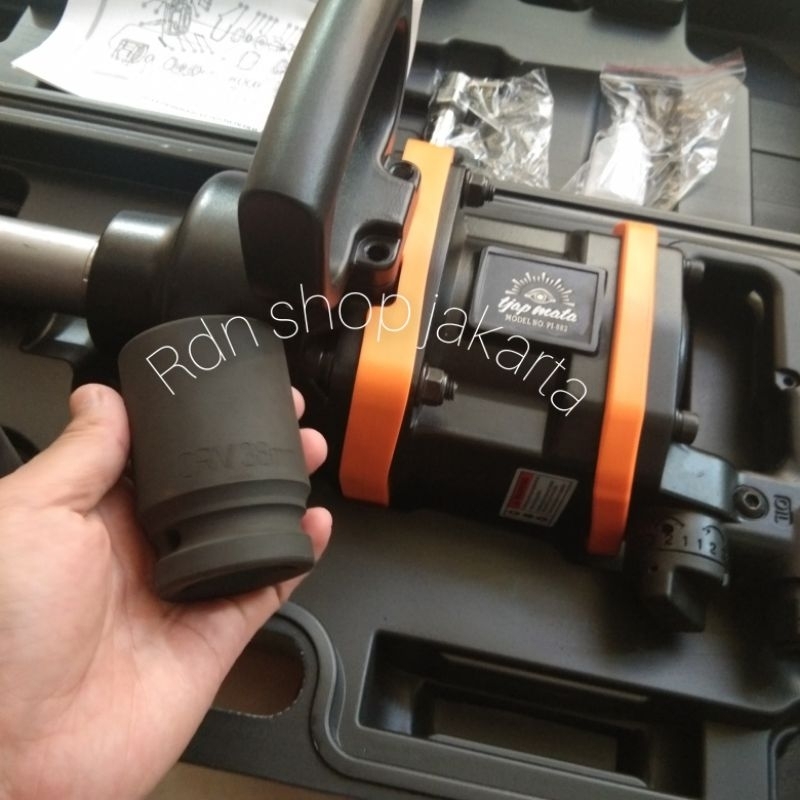 Jual Air impack 1 inch 8 anvil Tjap Mata kunci roda set soket CR-V 38 ...