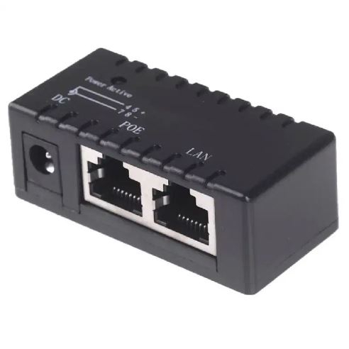 Jual Passive poe injector adapter NB 10/100Mbps rj45 lan dc adaptor ...