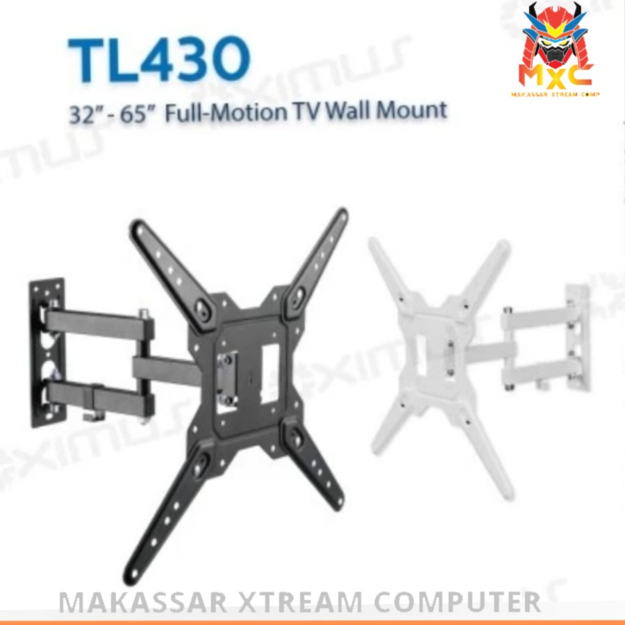 Jual Bracket Monitor Oximus Tl Full Motion Tv Wall Mount