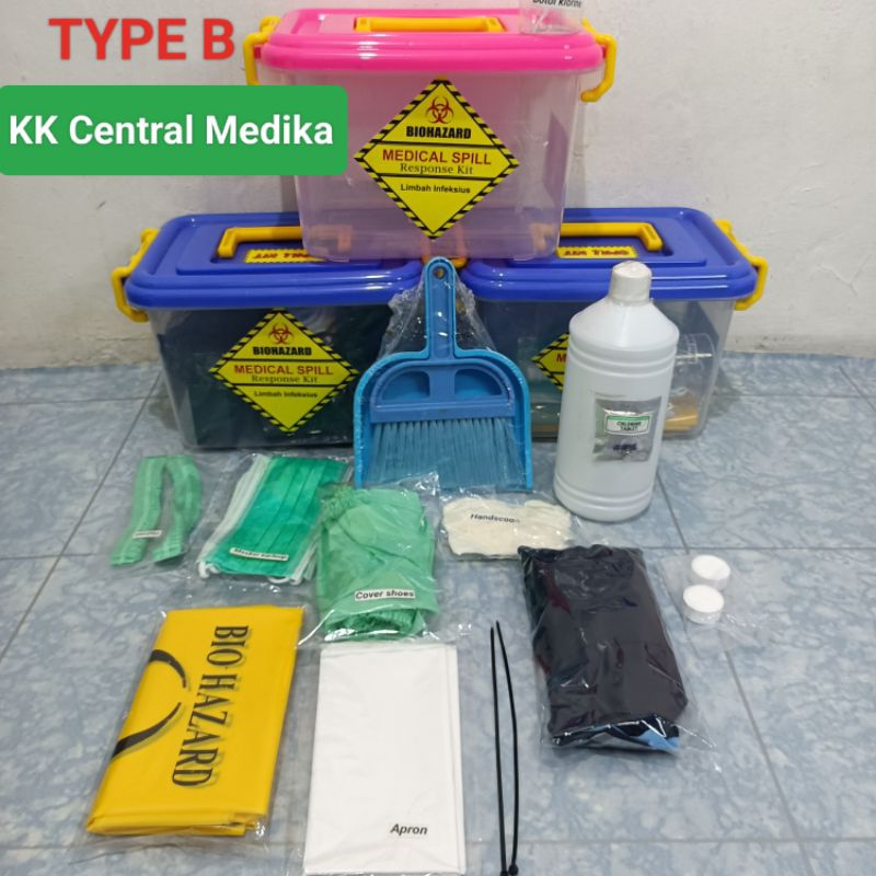 Jual Spill Kit / Medical Spill Response Kit / Limbah Infeksius - TYPE B ...