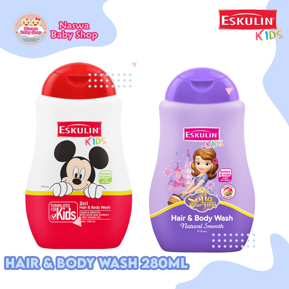 Jual Eskulin Kids Hair And Body Wash 280ml | Shopee Indonesia