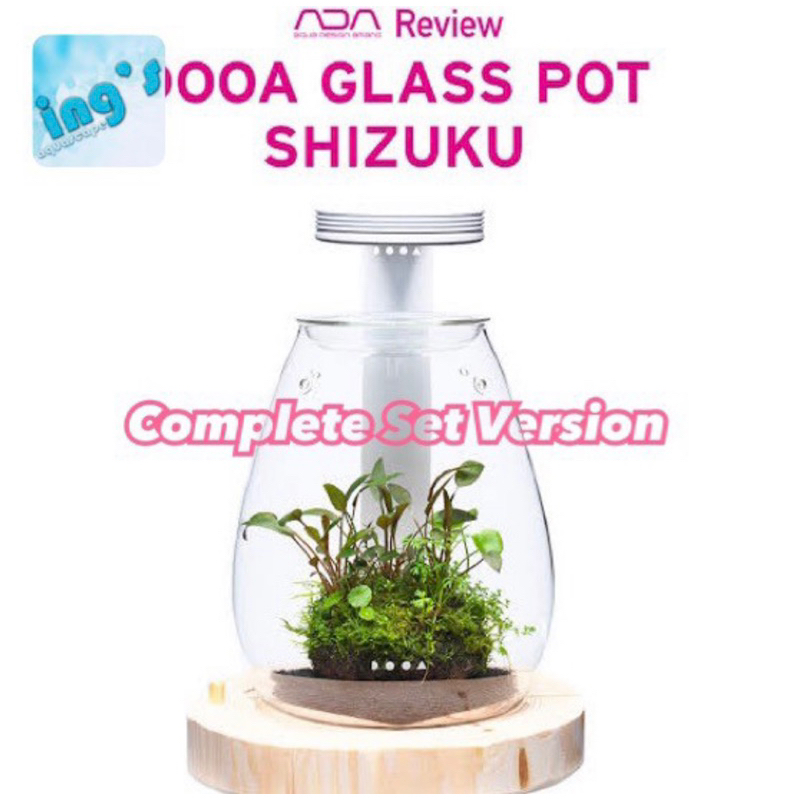 ADA ガラスポット SHIZUKU フルセット - 魚用品/水草