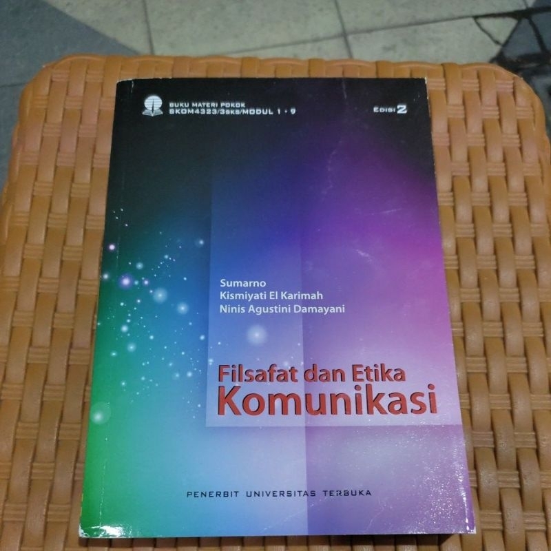 Jual Buku Filsafat Dan Etika Komunikasi Universitas Terbuka Original