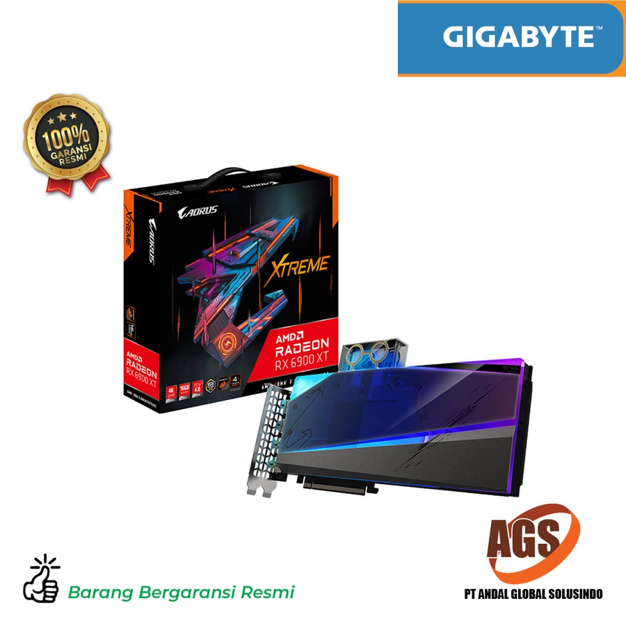 Jual Gigabyte AMD Radeon RX 6900 XT 6900XT XTREME WATERFORCE WB 16GB ...