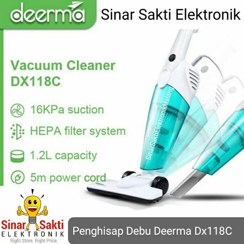 Jual Vacuum Cleaner Deerma DX118C DX 118 C Penyedot Debu Malang Promo