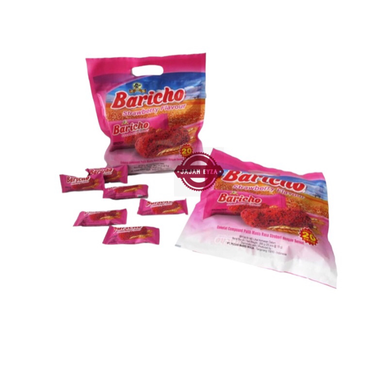 Jual PUSAN BARICHO ISI 20pcs / VARIAN CHOCOLATE FLAVOUR / STRAWBERRY ...