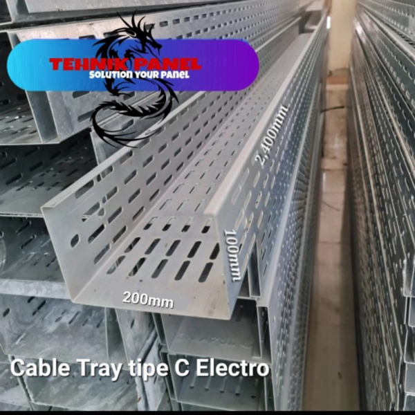 Jual Kabel Tray 200x100x2400mm tipe C dan Tipe U Electro/Hotdip ...