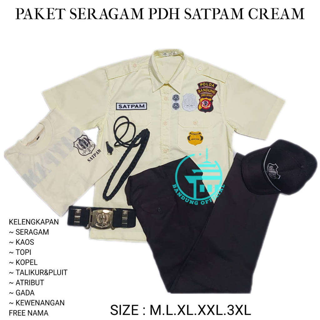 Jual Seragam Satpam terbaru / Seragam Satpam Lengkap / Seragam Security