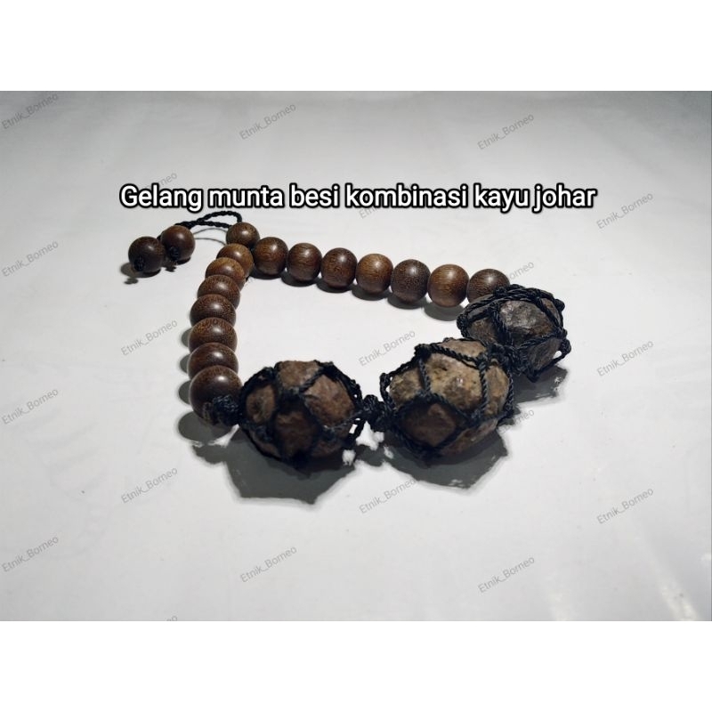 Jual GELANG MUNTA BESI KOMBINASI KAYU JOHAR | Shopee Indonesia