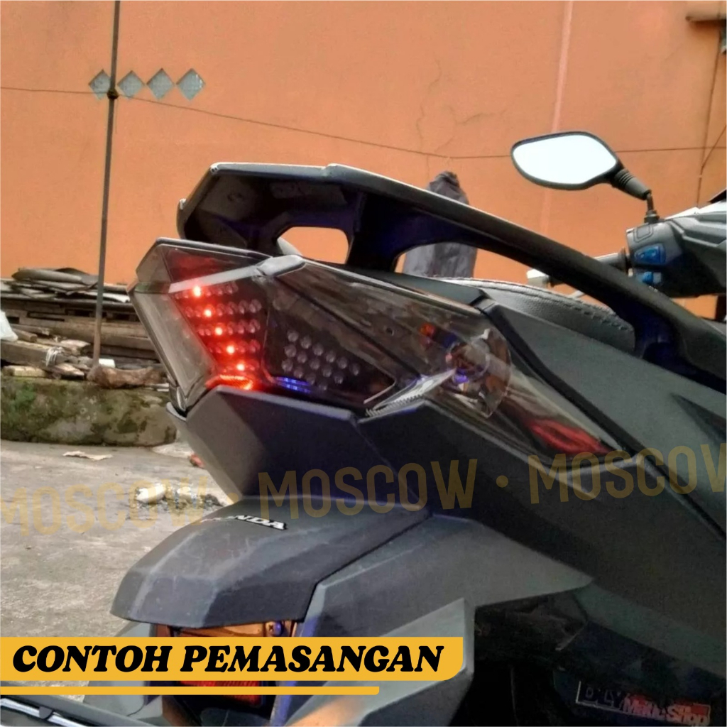 Jual MIKA LAMPU STOP VARIO 125 150 FI LED 2015 2016 2017 SMOKE BENING ...