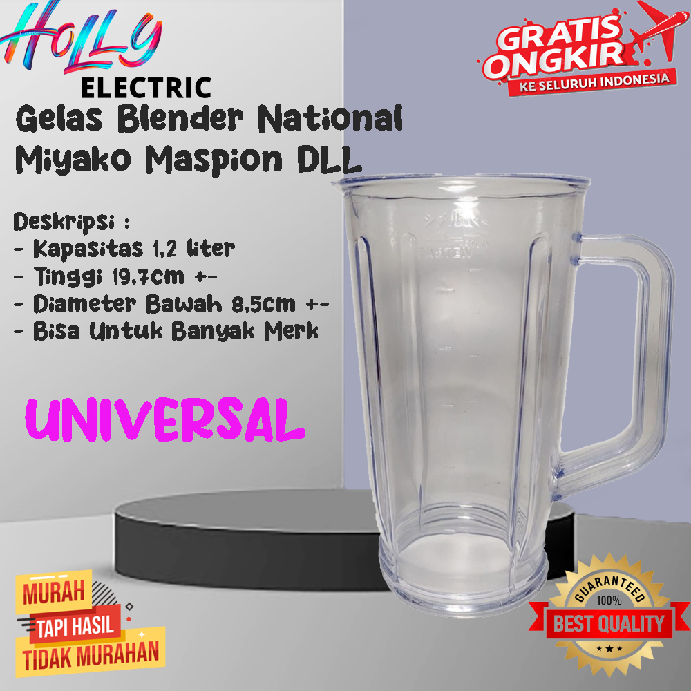 Jual Gelas Blender Plastik Mika Miyako Gmc Trisonic Panasonic Dll