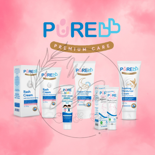Jual Pure Baby Rash Cream Nipple Cream Diaper Cream Pure Soothing Moisturizer Itchy