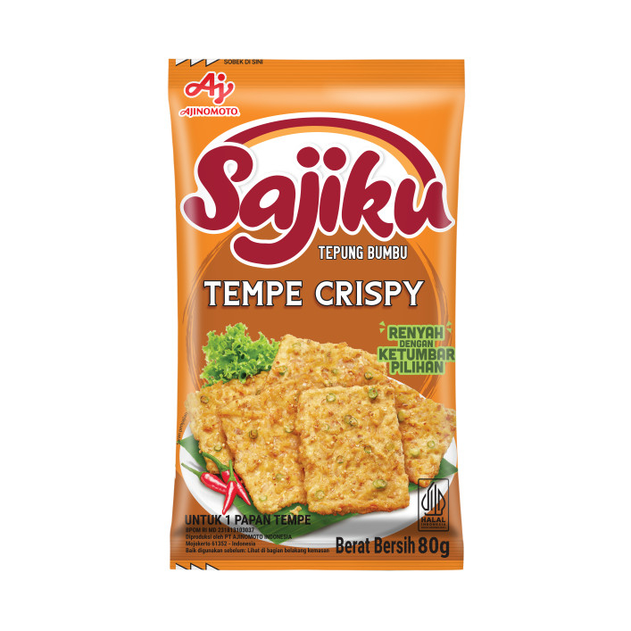 Jual Sajiku Tepung Bumbu Tempe Goreng Crispy 70g 10 Pcs Shopee