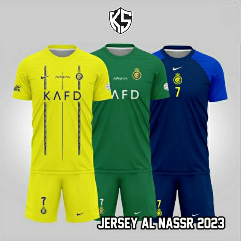 Jual JERSEY AL NASSR LIGA ARAB SAUDI 20232024 FREE NICKNAME FULL