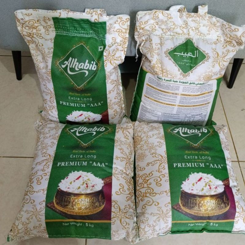 Jual Beras Basmati Alhabib Kemasan 5 Kg Shopee Indonesia 5718