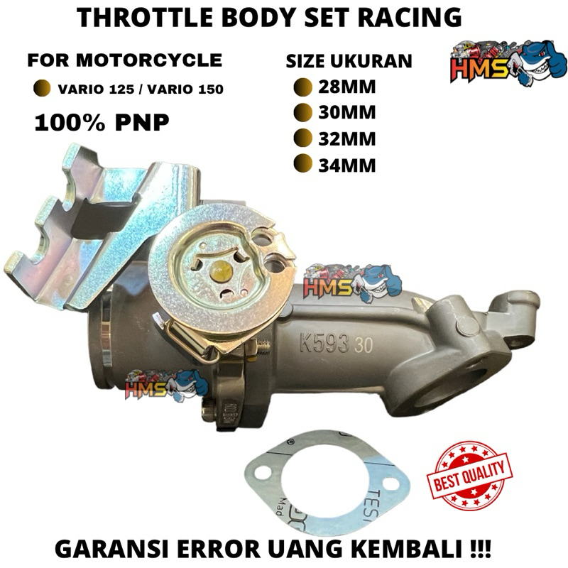 Jual Tb Throttle Body Assy Racing Vario Set Mm Plus Intake Throtle Body