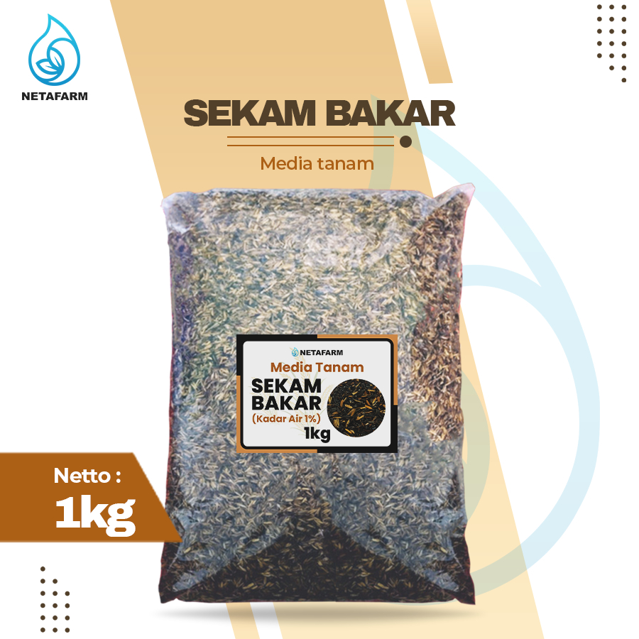 Jual Sekam Bakar Media Tanam Hidroponik Kemasan 1kg Shopee Indonesia