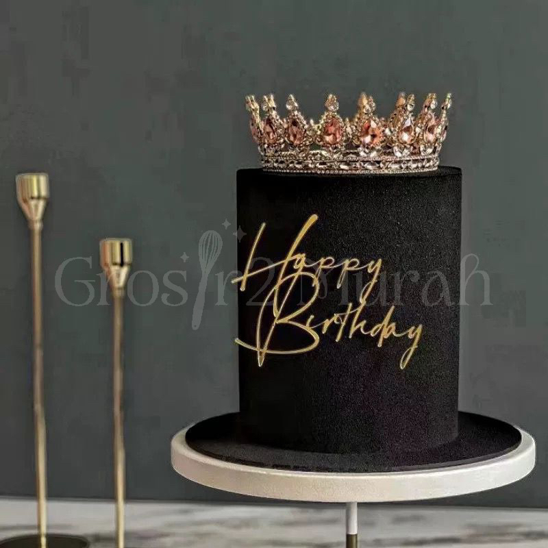 Jual Topper Happy Birthday Side Gold All Variant | Shopee Indonesia