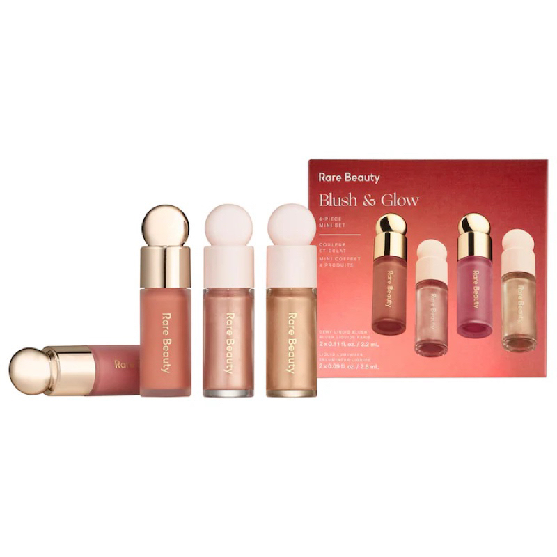 Jual Rare Beauty Mini Blush & Glow 4Piece Set Shopee