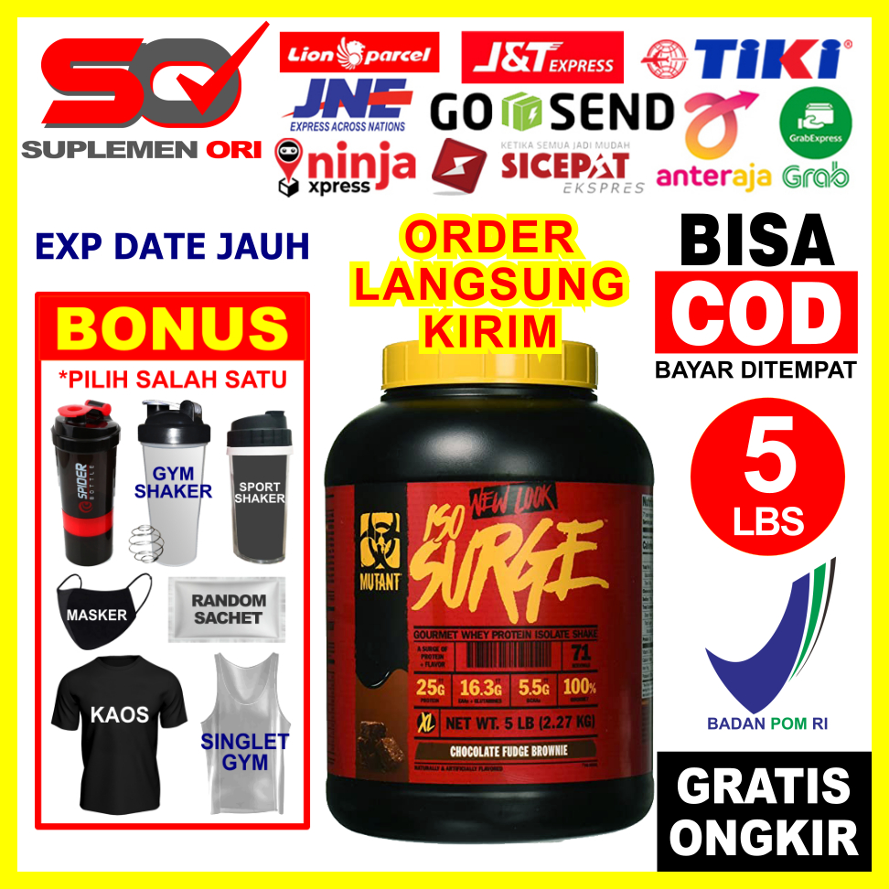 Jual MUTANT ISO SURGE 5 LBS WHEY PROTEIN HYDRO ISOLATE MUTANT ISO SURGE ...