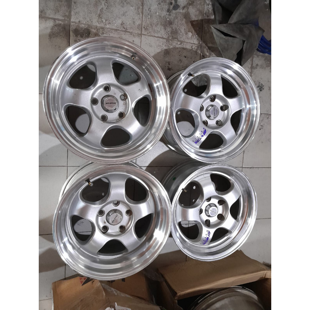 Jual velg workmeister ring 16 5x114,3 lebar 8/9 celong | Shopee Indonesia
