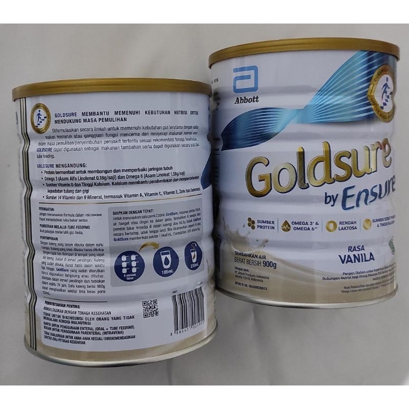 Jual Susu Goldsure By Ensure 900gr vanilla expire 2025 Shopee Indonesia