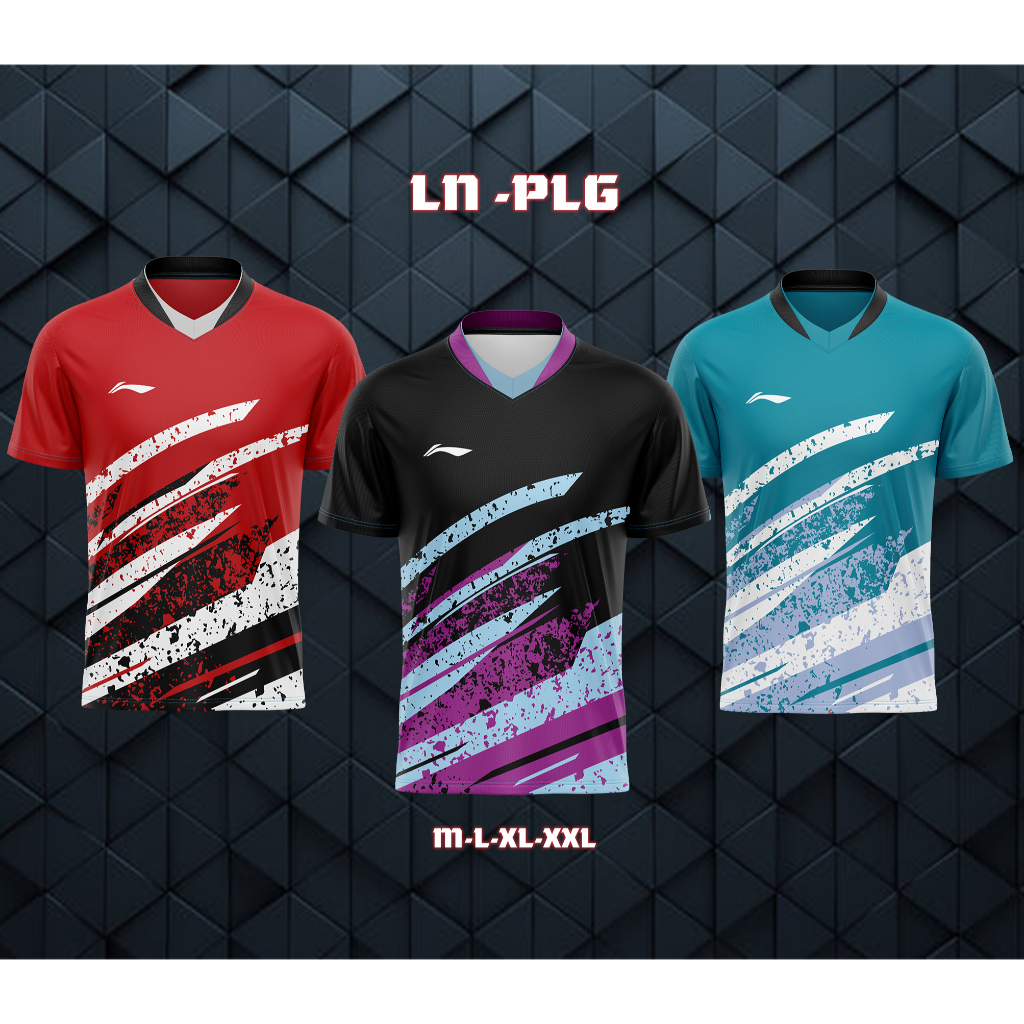 Jual BAJU BADMINTON KAOS BULUTANGKIS PRINT MODEL LN-PLG | Shopee Indonesia