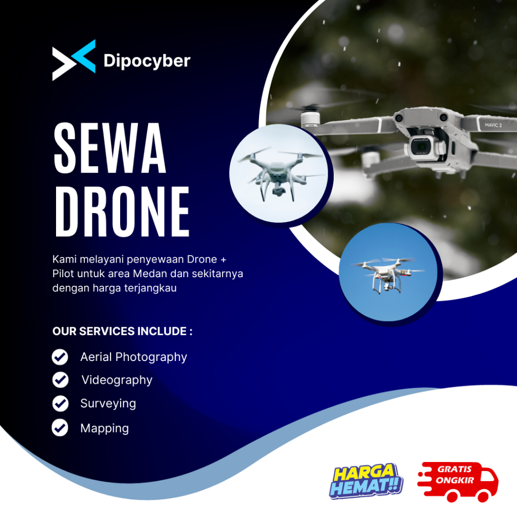 Harga sewa drone on sale dan pilot