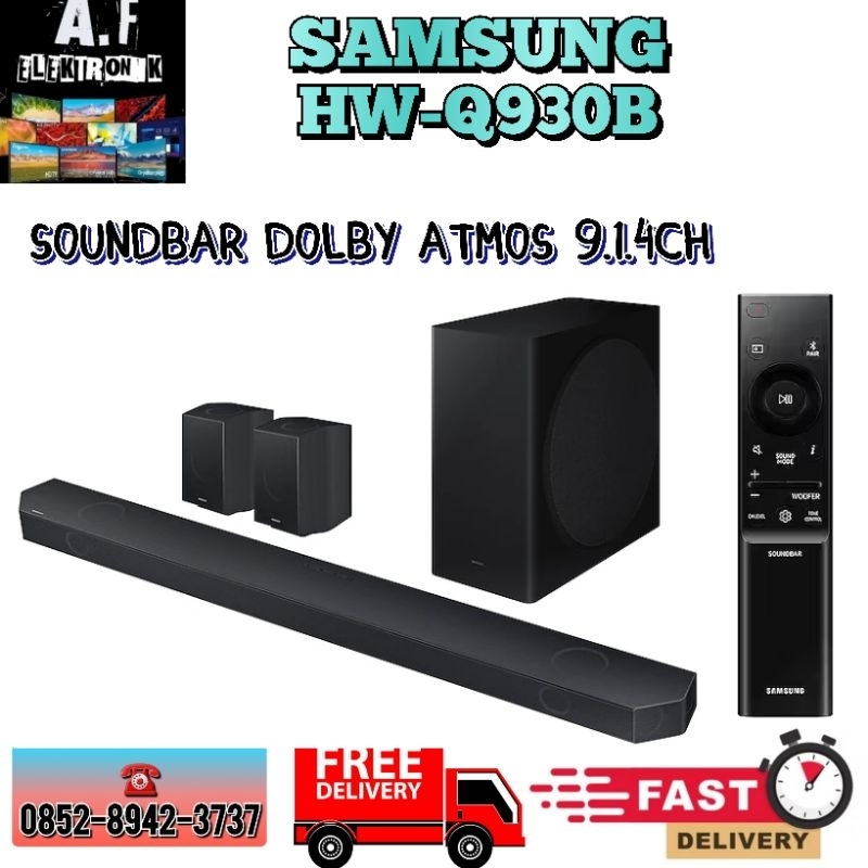 Jual SAMSUNG HWQ930B SOUNDBAR DOLBY ATMOS 9.1.4CH / HWQ930B Shopee
