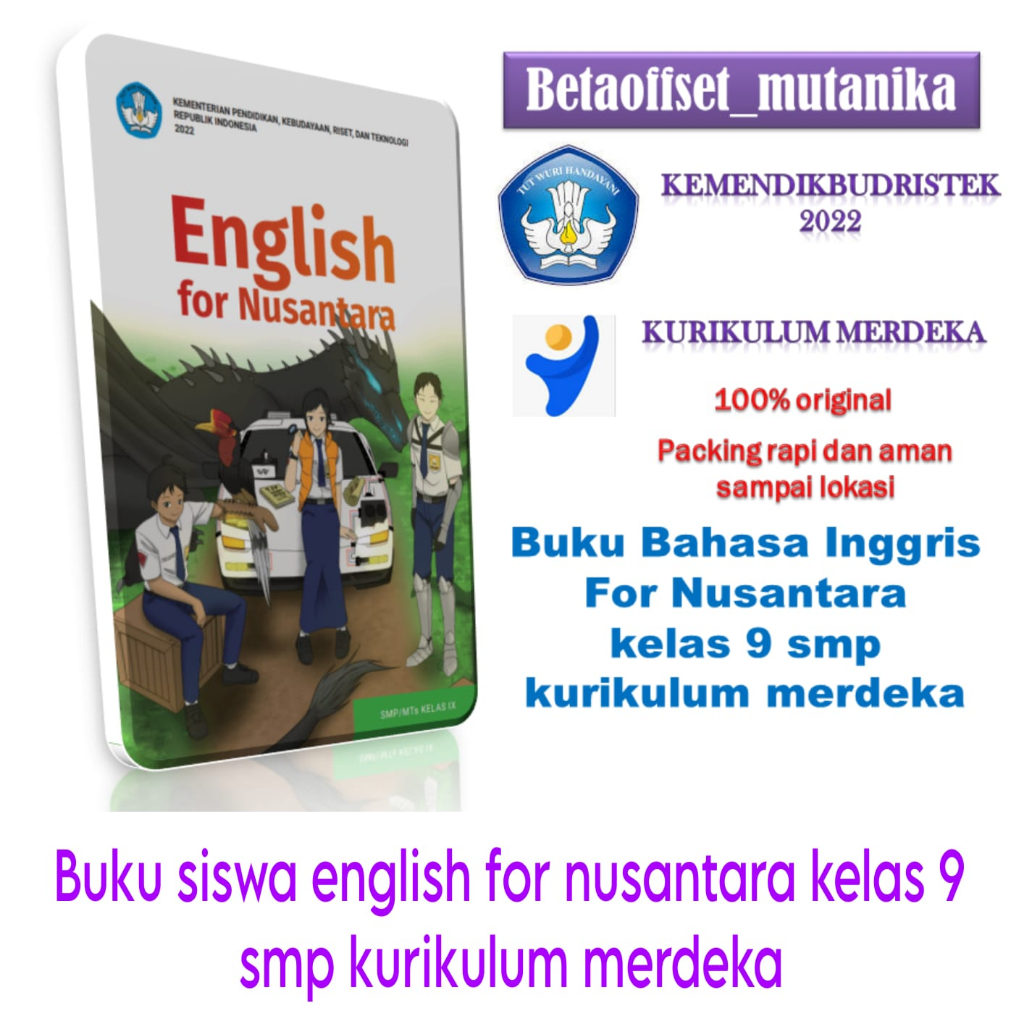 Jual Buku Siswa Smp Bahasa Inggris English For Nusantara Kelas 9 ...