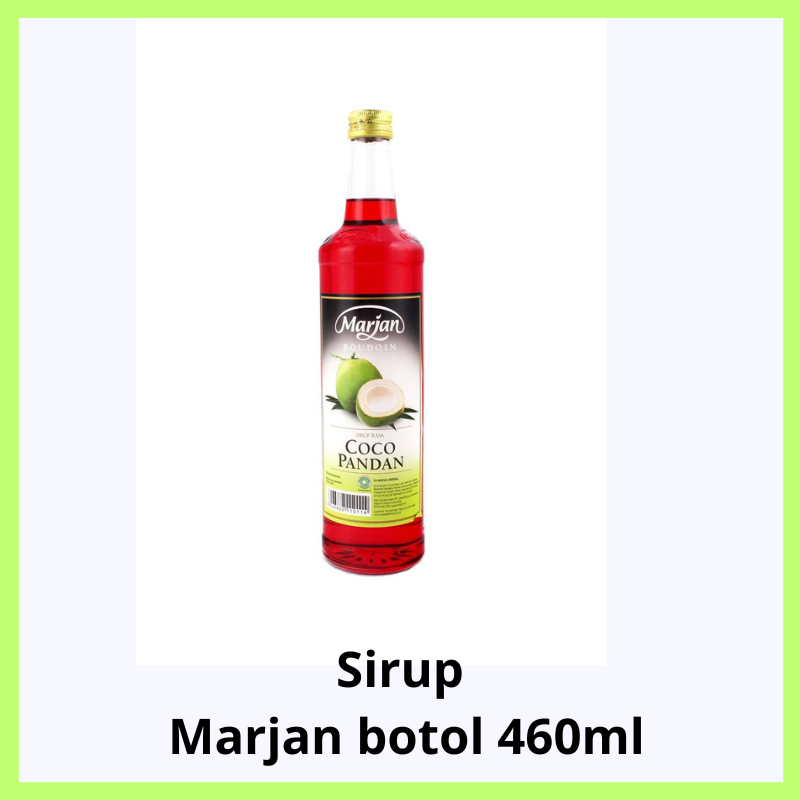 Jual Sirup Marjan Rasa Cocopandan Botol 460ml Shopee Indonesia 1349