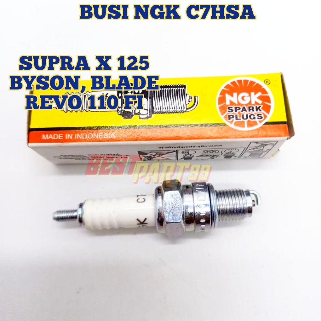 Jual Busi NGK Busi Supra X 125 / Byson / Blade / Revo 110 FI awet dan ...