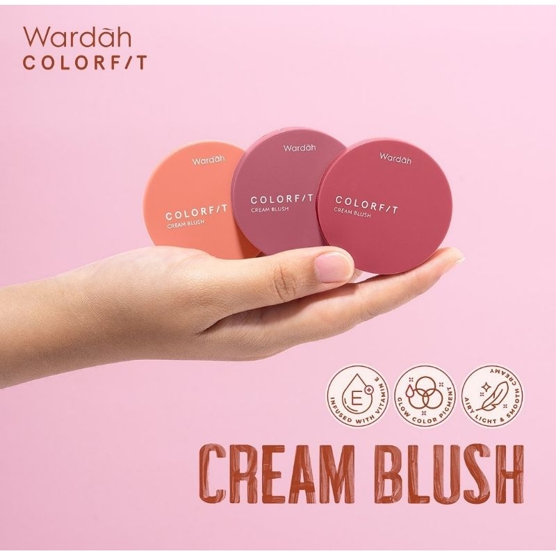 Jual WARDAH COLORFIT Cream Blush [Intense + Pigmented] | Shopee Indonesia