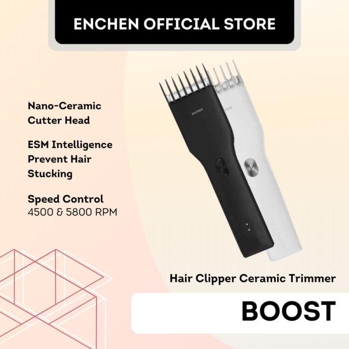 Jual Enchen Boost Alat Cukur Hair Clipper+ Refil Pisau | Shopee Indonesia