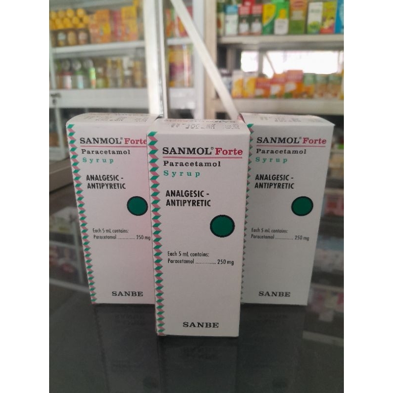 Jual Sanmol Forte Sirup Ml Sirup Penurun Panas Untuk Dewasa Sirup Paracetamol Mg