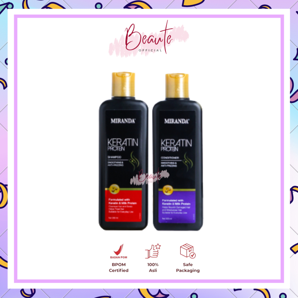 Jual Miranda Keratin Protein Shampoo / Conditioner Shopee Indonesia