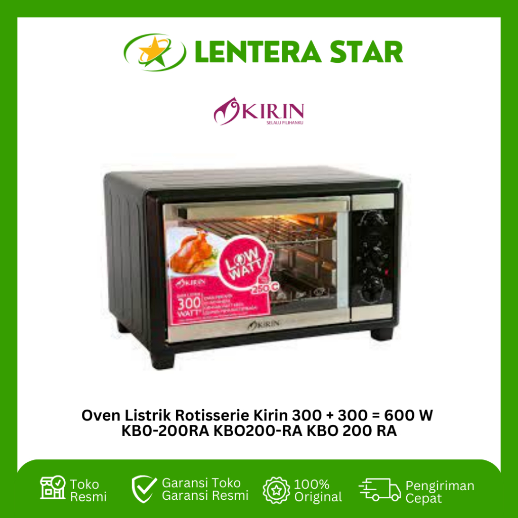 oven kirin low watt 300 watt